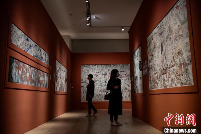 敦煌石窟藝術(shù)展在海南開展 海陸兩條絲綢之路跨時空交流 敦煌石窟藝術(shù)展在海南開展 海陸兩條絲綢之路跨時空交流